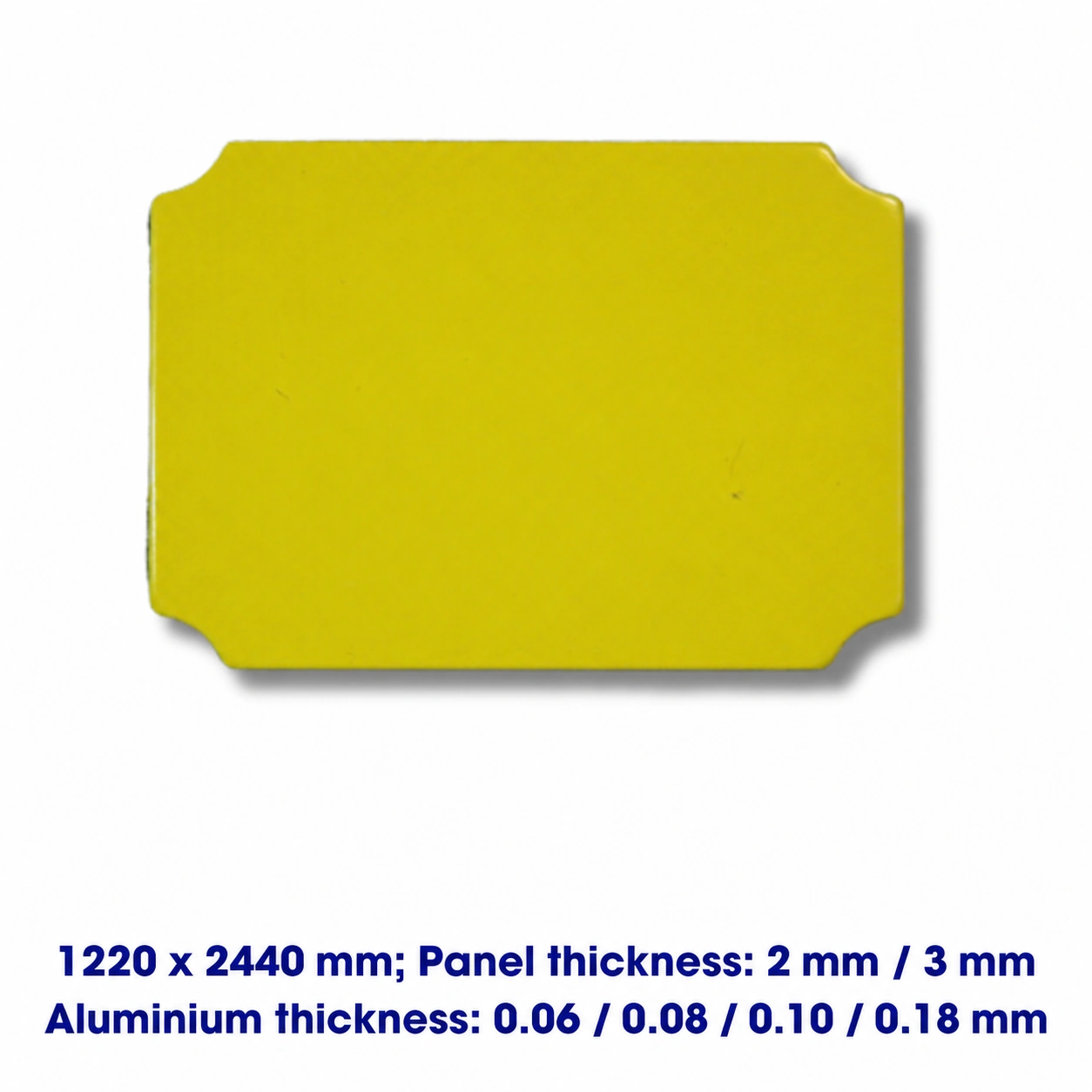 Yellow Aluminium Composite Panel