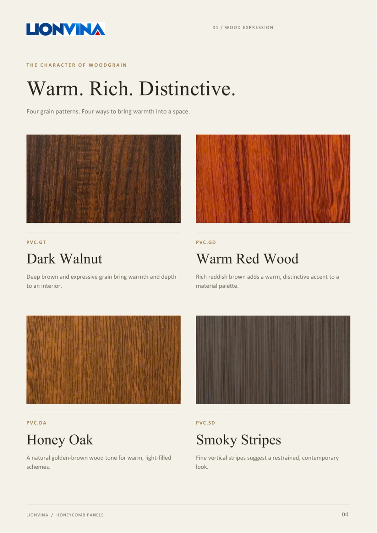LIONVINA Honeycomb Panel Catalogue — Page 4