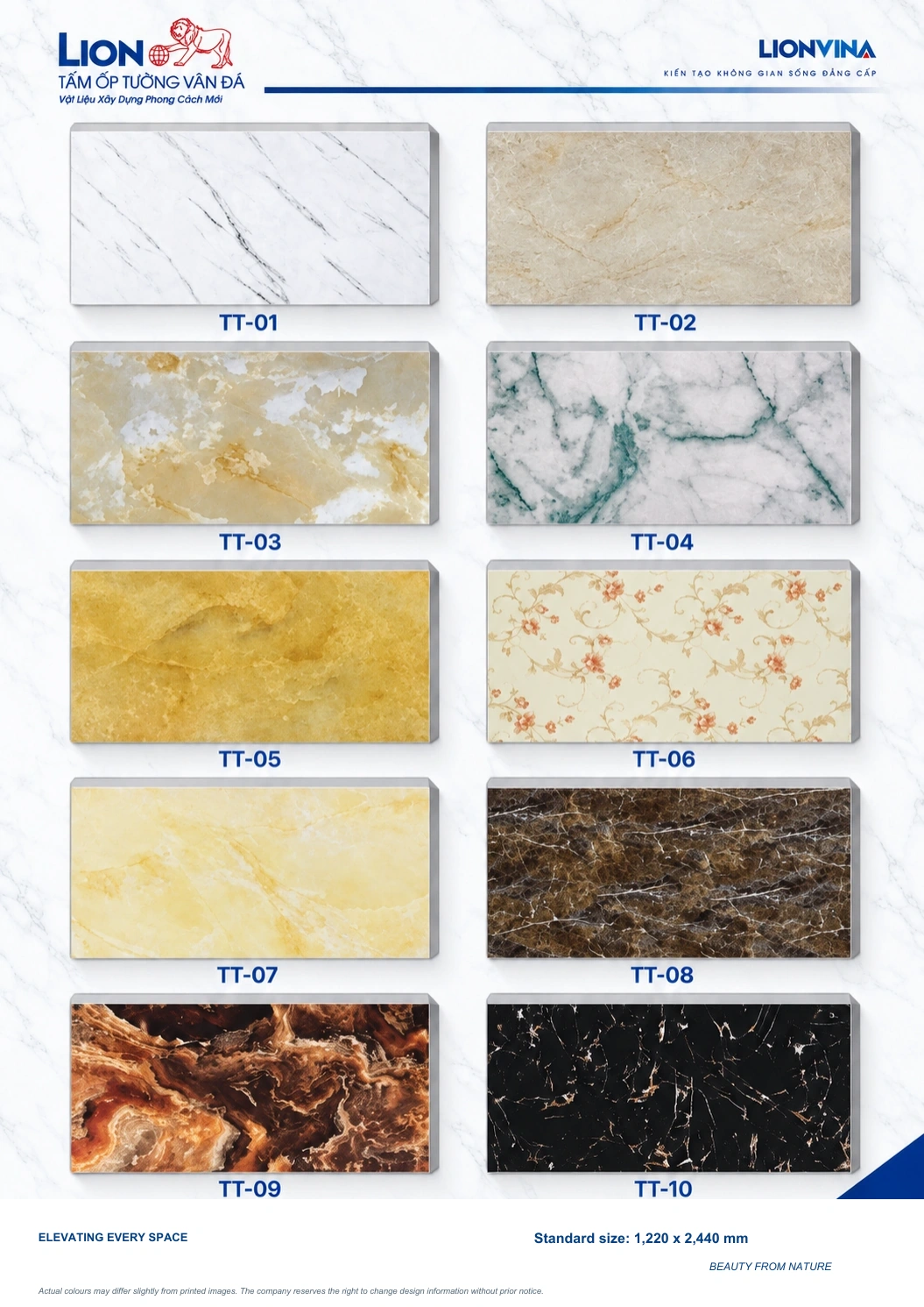 LION Catalogue Samples TT-01-10
