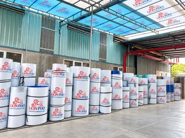 Minh họa kho vật liệu LION POLY