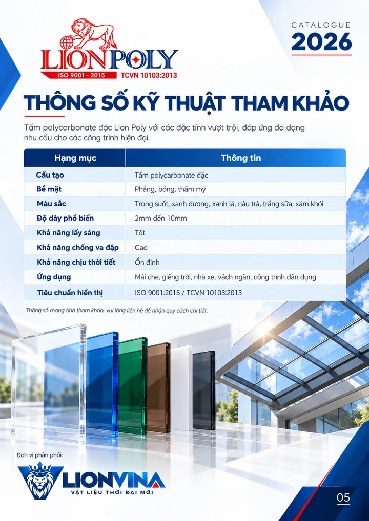 Catalogue LION POLY 2026 — trang 5 / 8