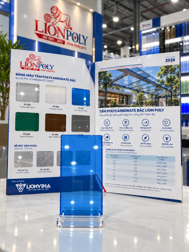 Khả năng lấy sáng LION POLY — Xanh dương