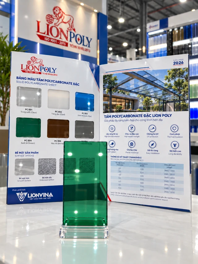 Khả năng lấy sáng LION POLY — Xanh lá