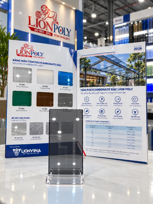 Khả năng lấy sáng LION POLY — Xám khói