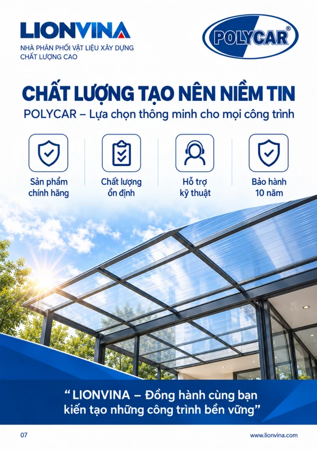 Catalogue POLYCAR — trang 8 / 8