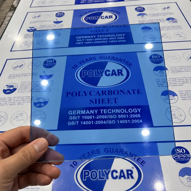 Ảnh thực tế màu Xanh dương POLYCAR