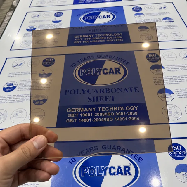 Ảnh thực tế màu Nâu trà POLYCAR