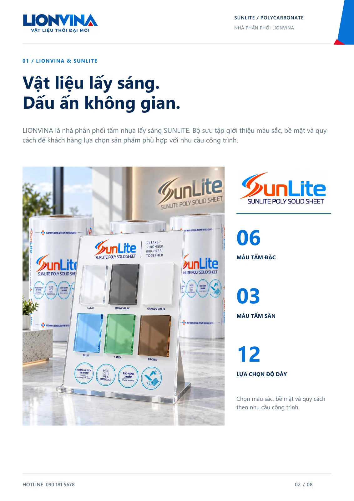 Catalogue LIONVINA SUNLITE - trang 2 / 8