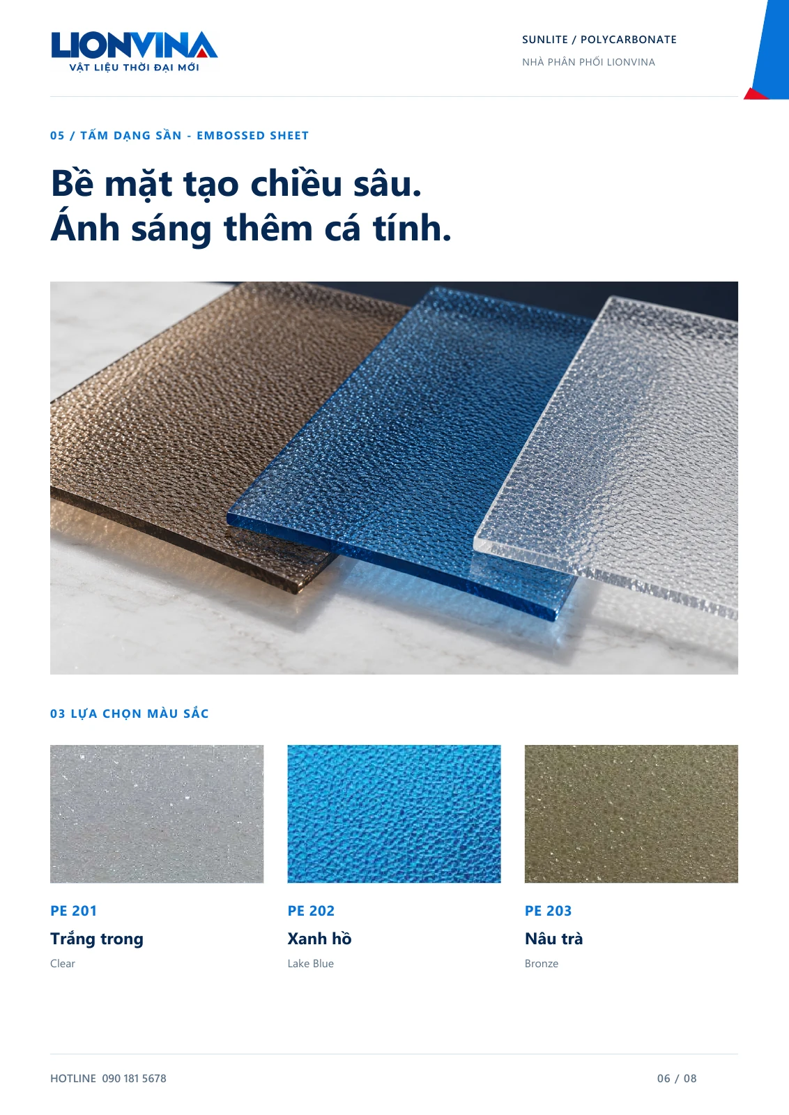 Catalogue LIONVINA SUNLITE - trang 6 / 8
