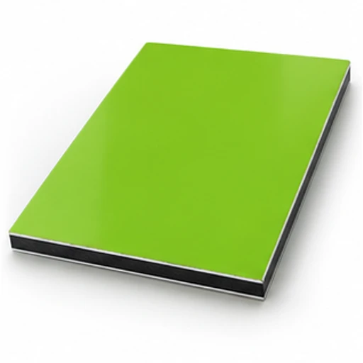 Aluminium Composite Panel LK 30VB2B – Gloss Lime Green