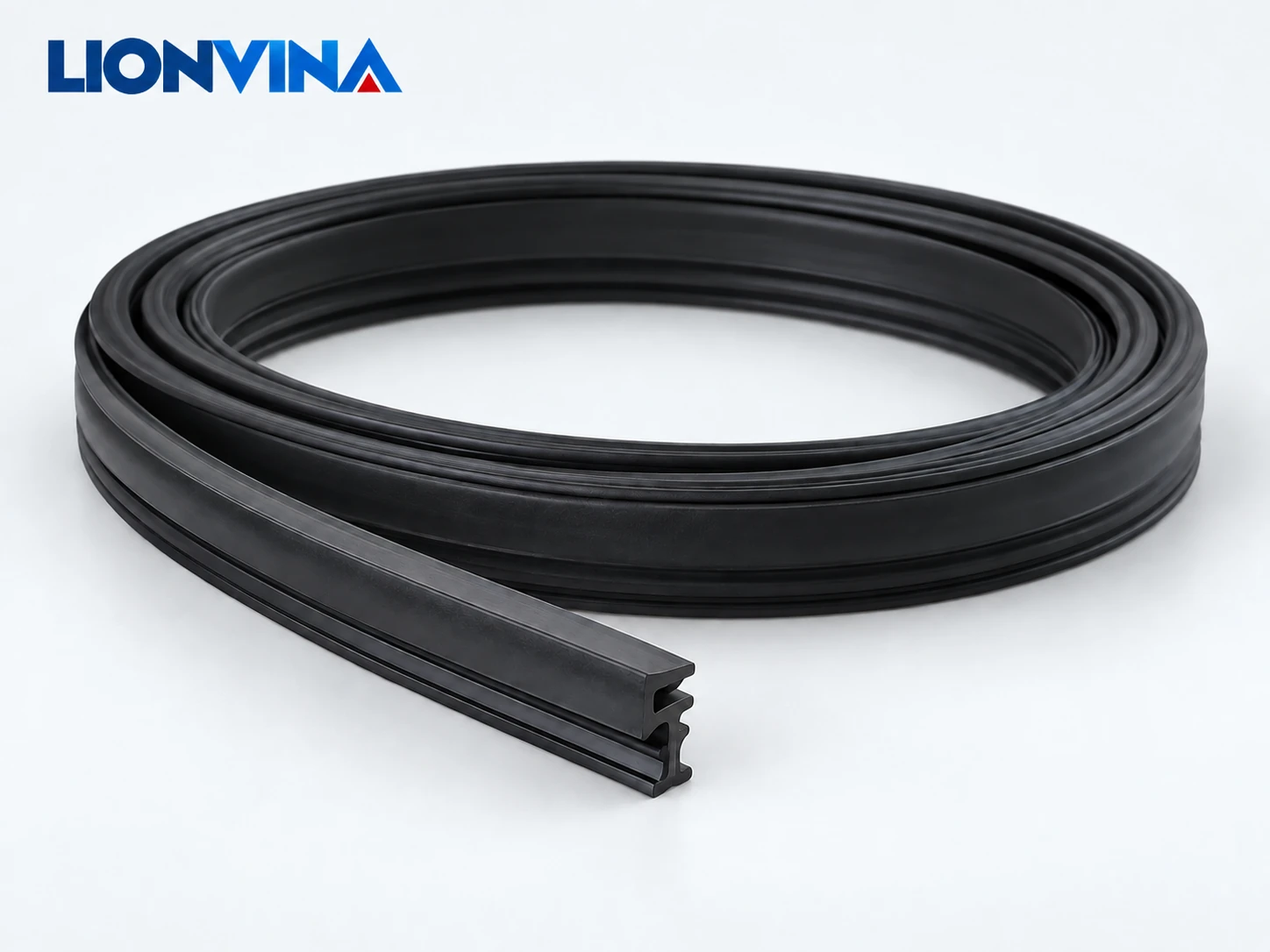 Gioăng cao su lắp tấm Polycarbonate – hình minh họa LIONVINA