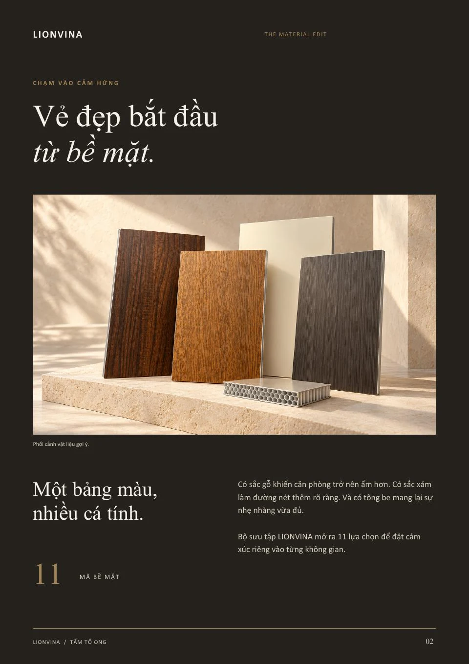 Catalogue tấm tổ ong LIONVINA — trang 2