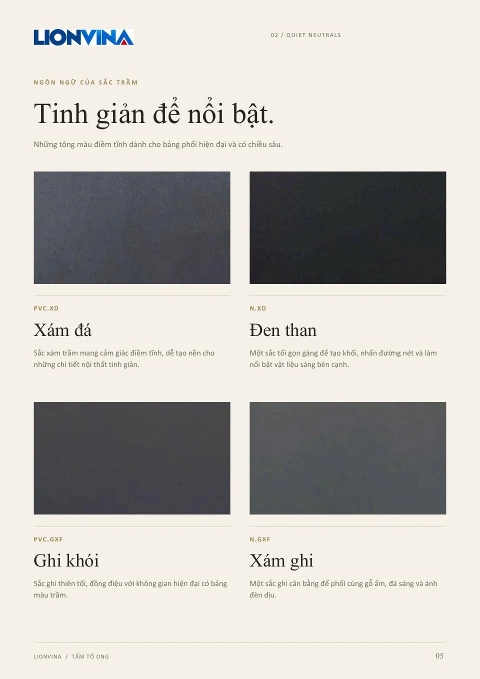 Catalogue tấm tổ ong LIONVINA — trang 5