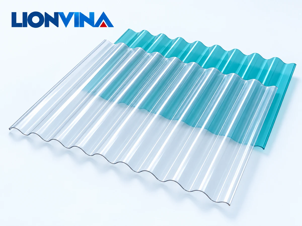 Tấm lợp lấy sáng poly 11 sóng