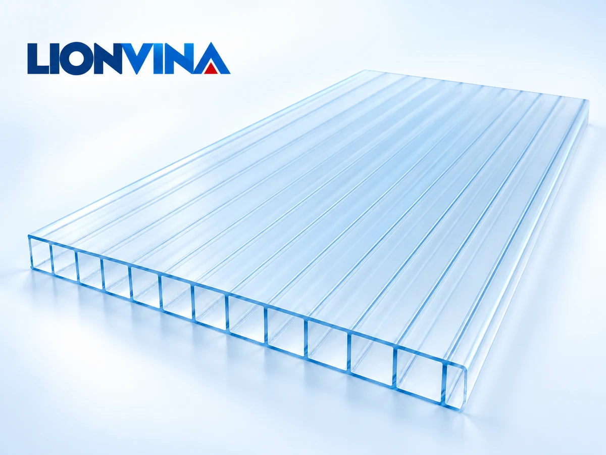 Tấm nhựa lấy sáng 5mm rỗng