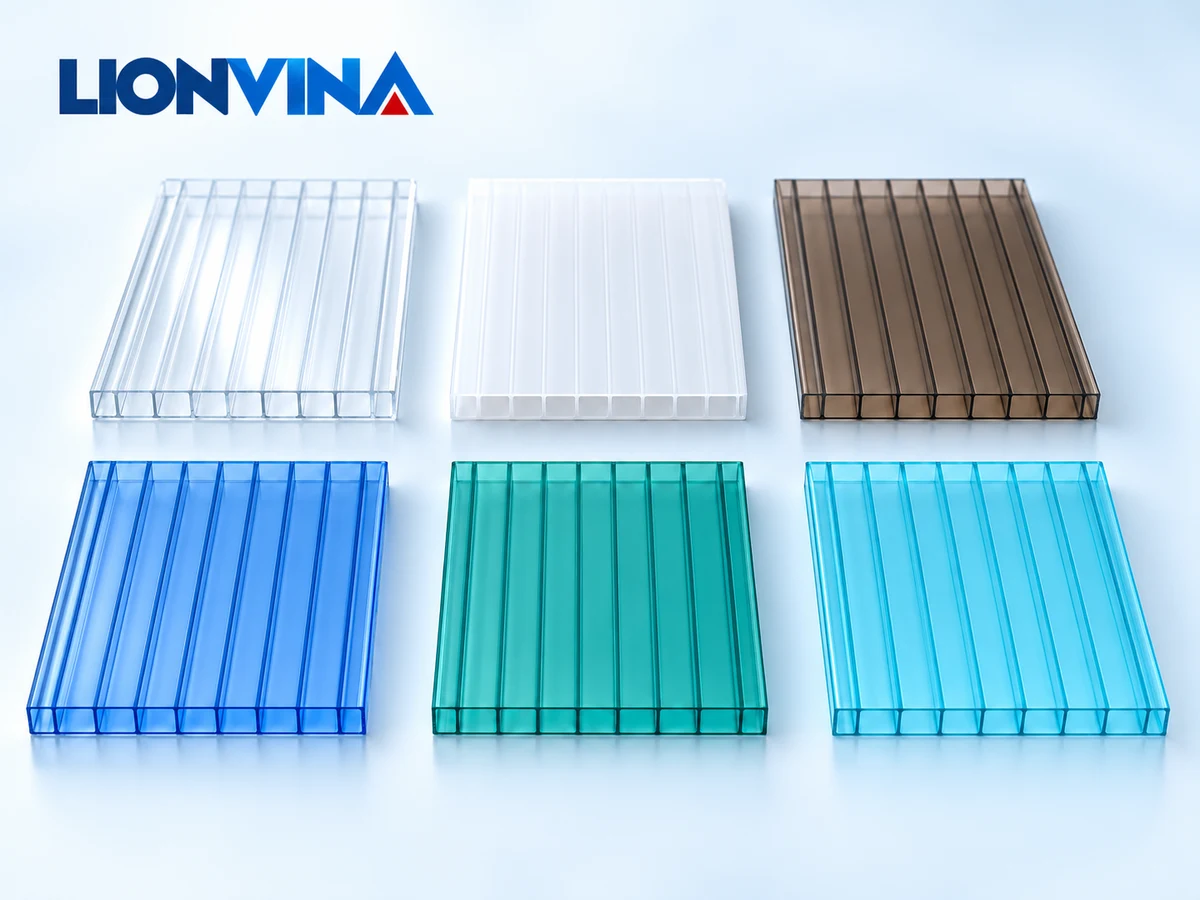 Tấm nhựa sáng Poly rỗng