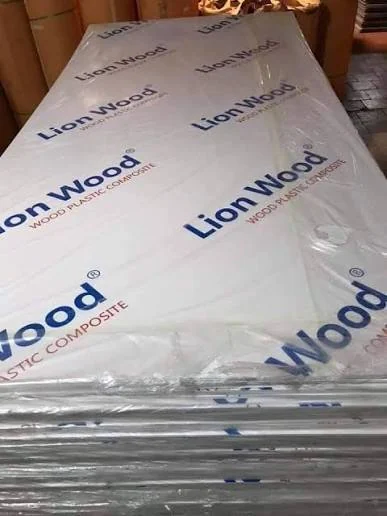 Stack of LionWood plastic boards wrapped in protective film