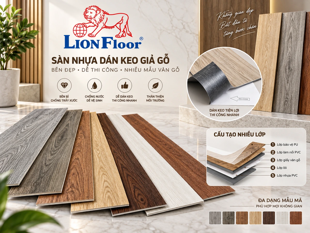 Sàn nhựa Lion Floor